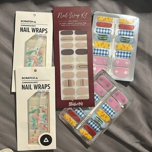 Nail wraps. 5 sets of wraps $5